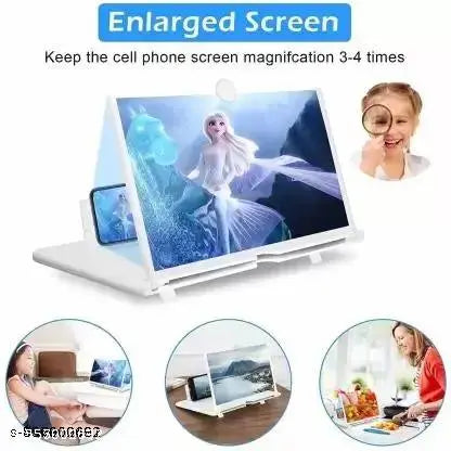 3D Mobile Phone Screen Magnifier with Holder – Home Theater Experience on the Go